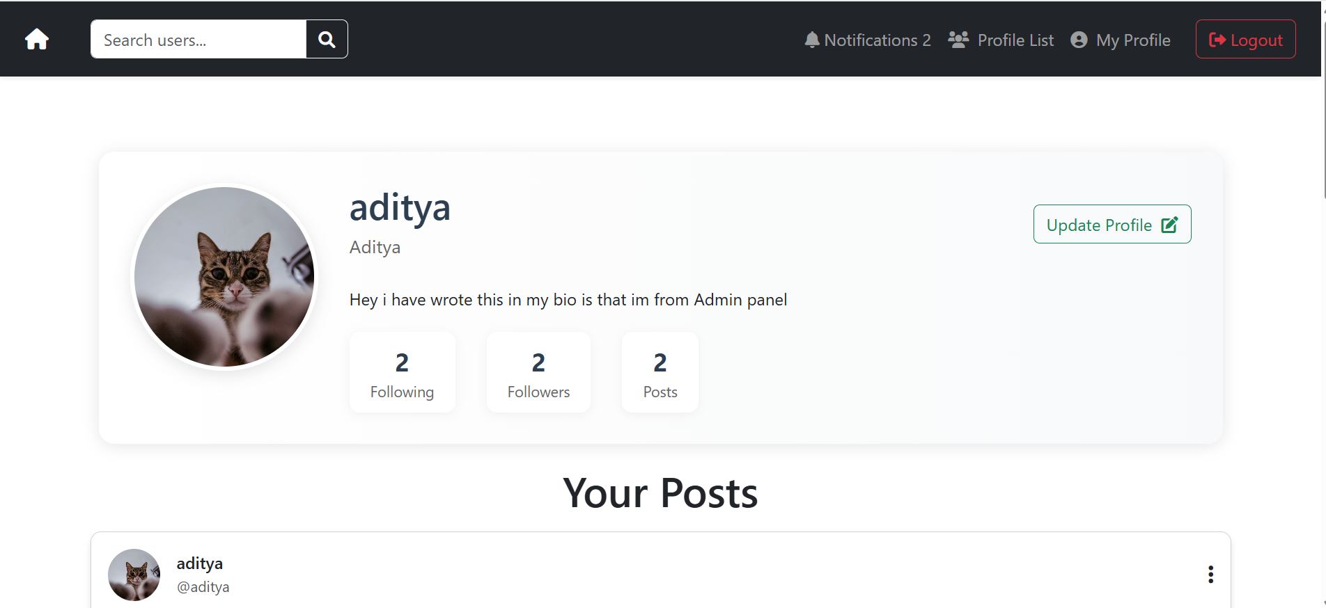 Thought Exchanger Profile